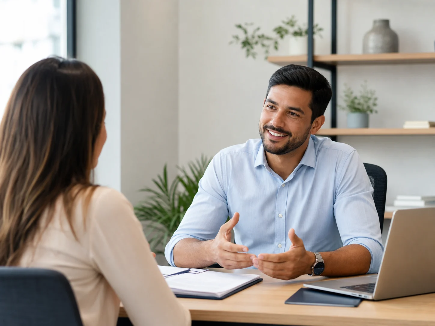 Atendimento profissional para uma empresa